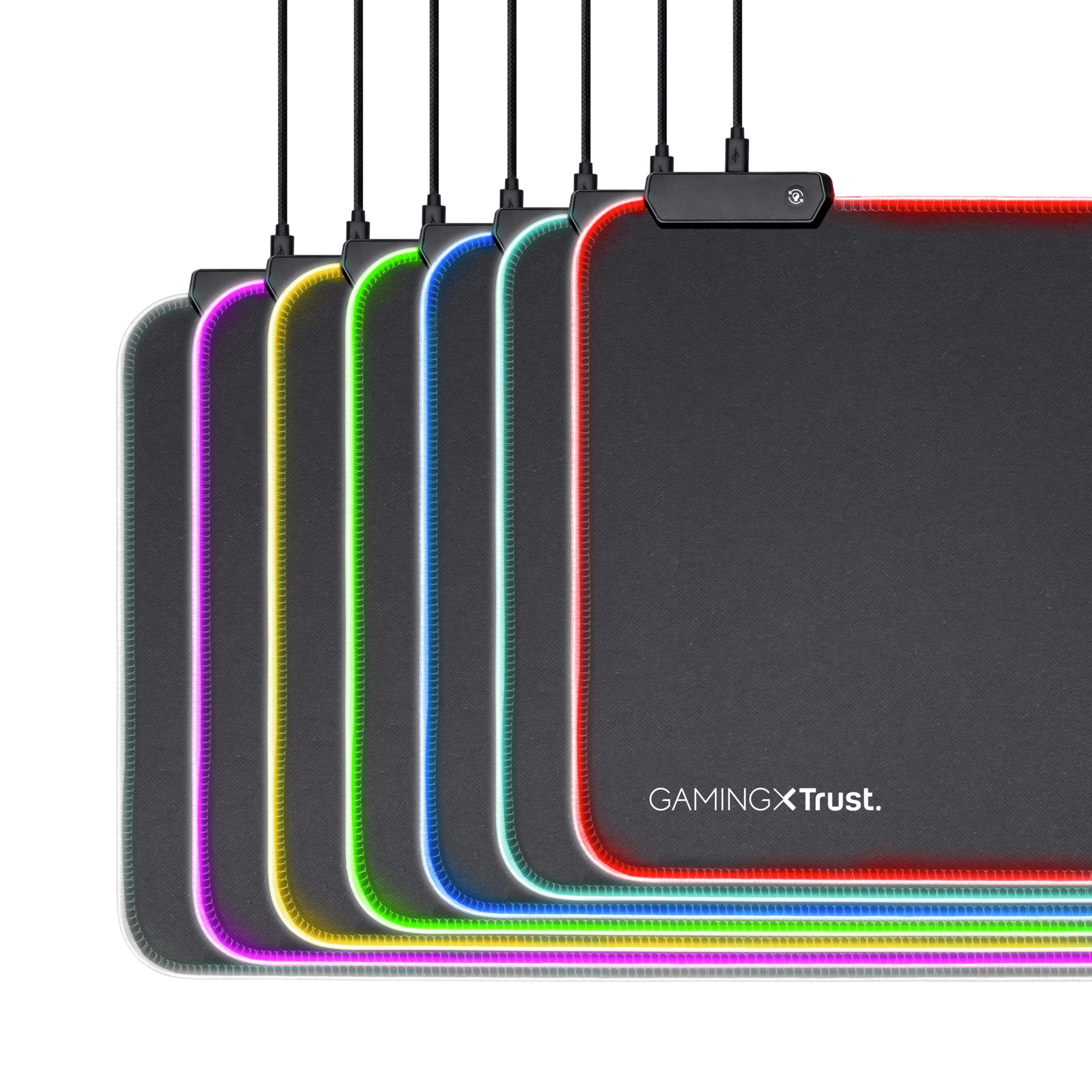 Trust Gxt 764 Glide-Flex Xxl Rgb Gaming Mouse Pad Black