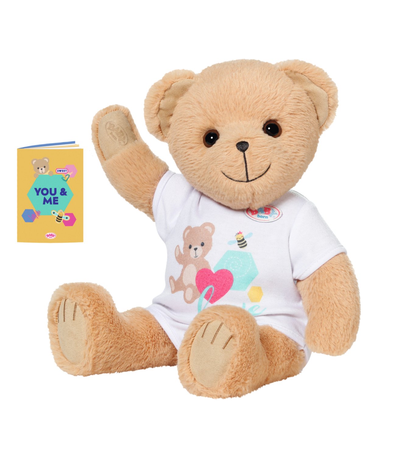 Muñeco Peluche Osito Blanco Baby Born 36cm