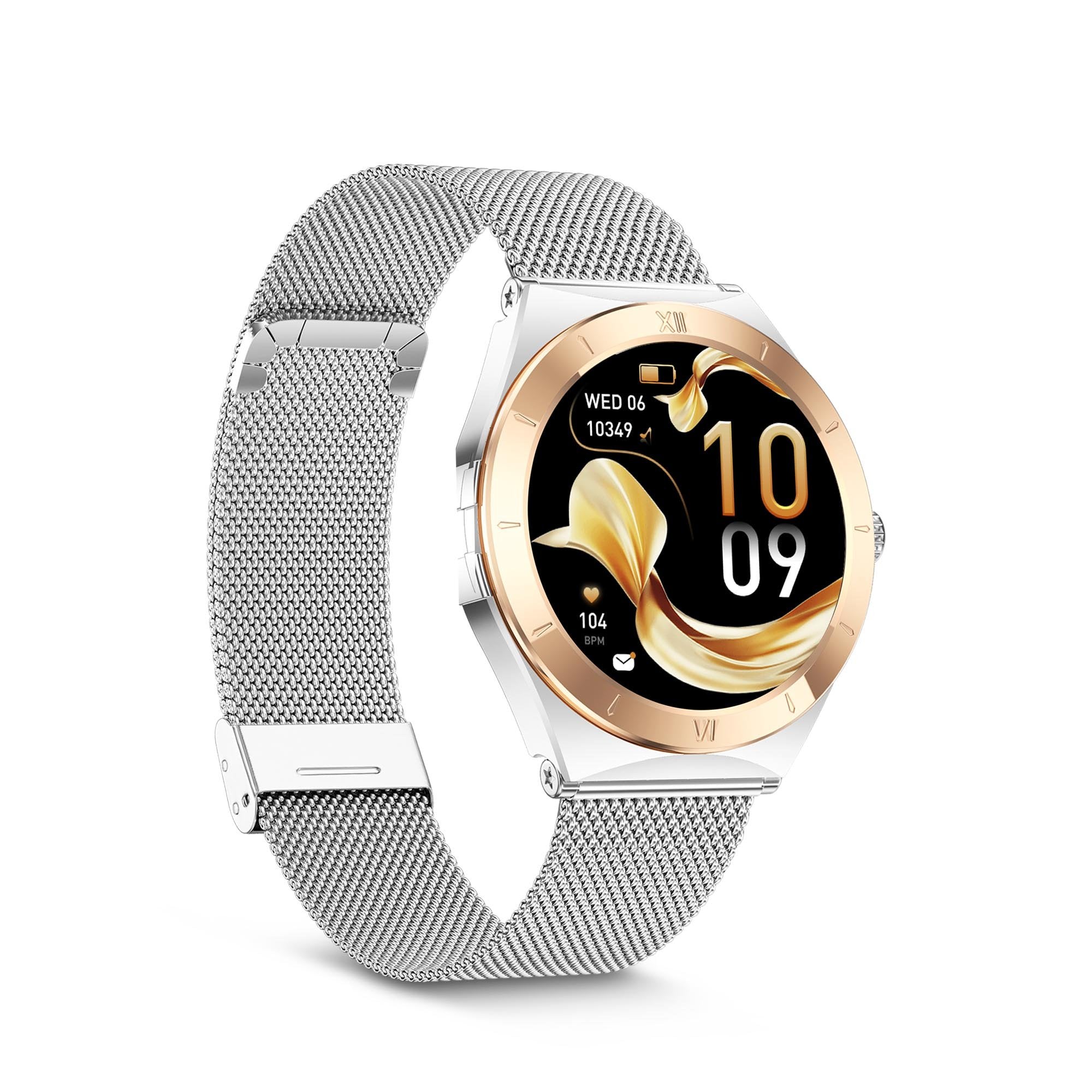 Ksix Lya Rosa Smartwatch 1.19" 2 Correas (Metal + Silicona)