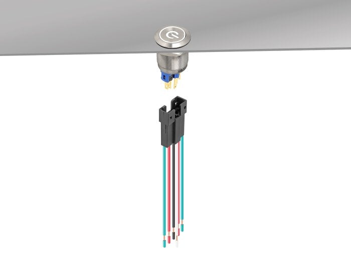 Delock Fassung Para 22 Mm 6 Pin Taster Oder Schalter