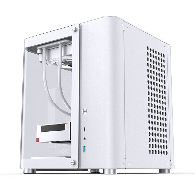 Jonsbo Tk-1 2.0 Micro-Atx Carcasa, Tempered Glass - Blanco