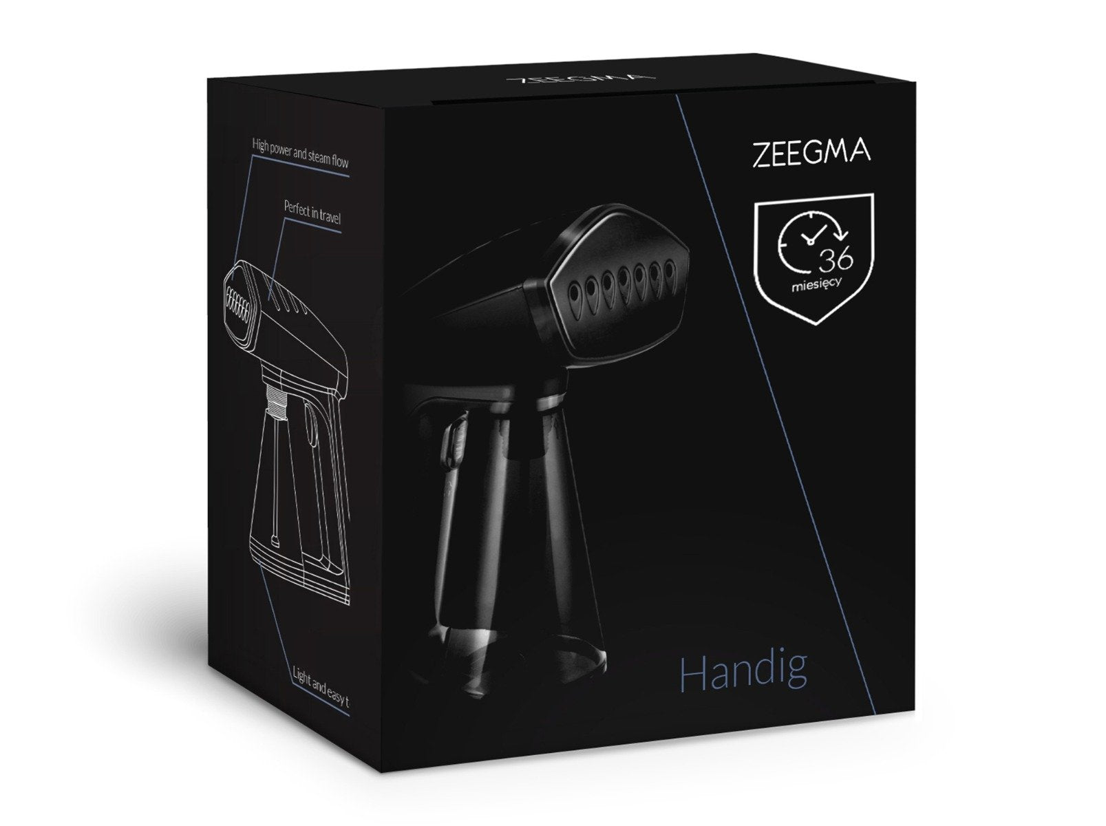 EAN 5902581657329 - ZEEGMA ZE-HANDIG BLACK vaporizador para ropa Vaporizador manual de prendas 0,26 L 1500 W Negro imagen 6