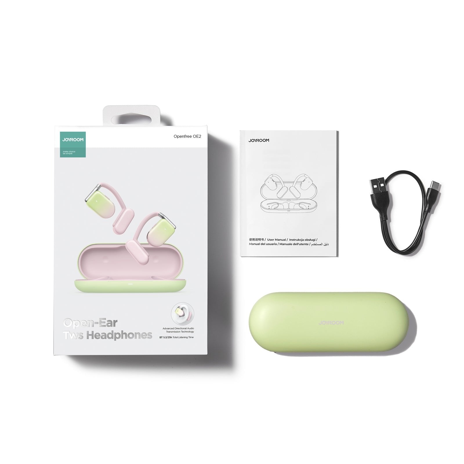 Auriculares  Joyroom Jr-Oe2 Rosa  Bluetooth