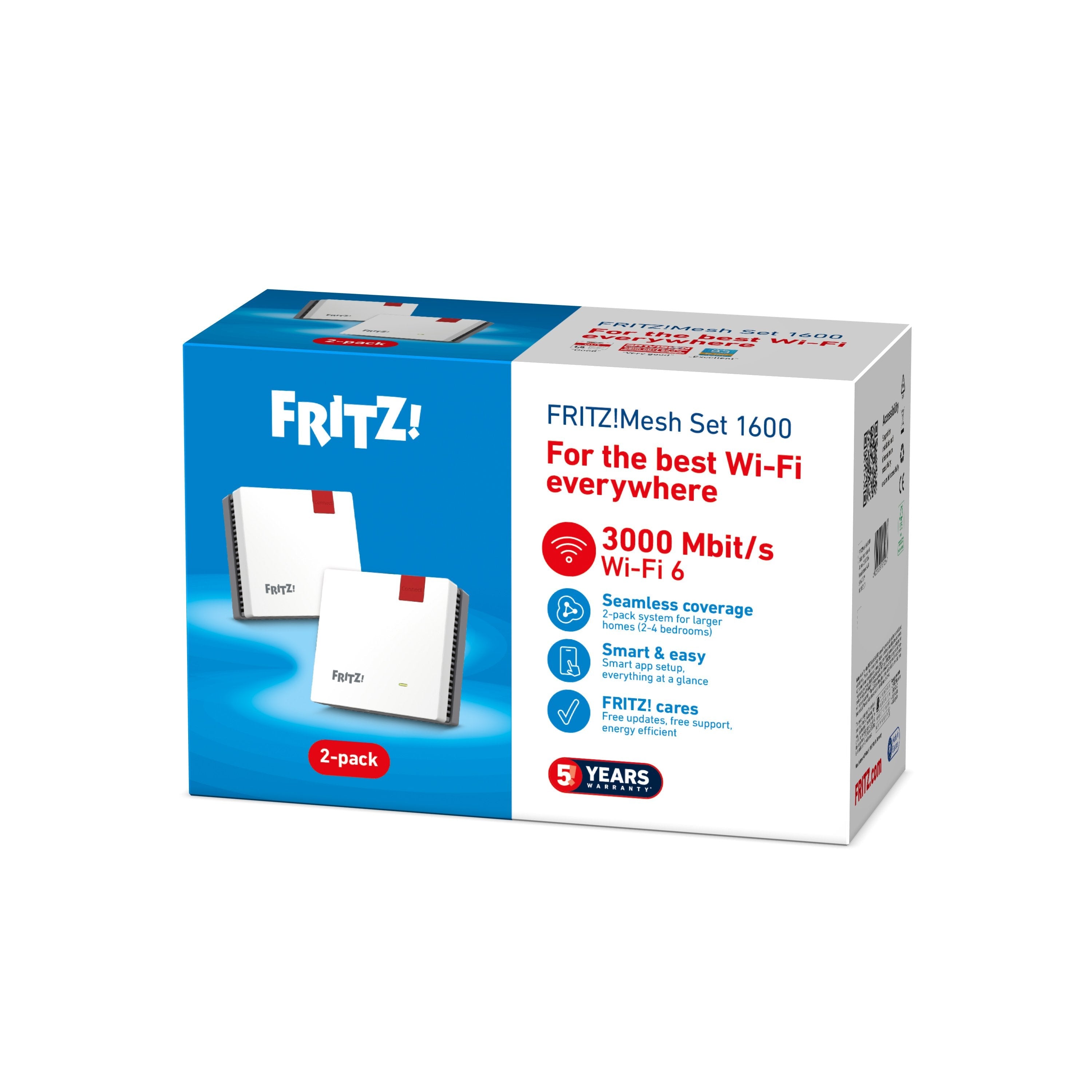 Fritz Mesh Set 1600 2-Pack Wrls