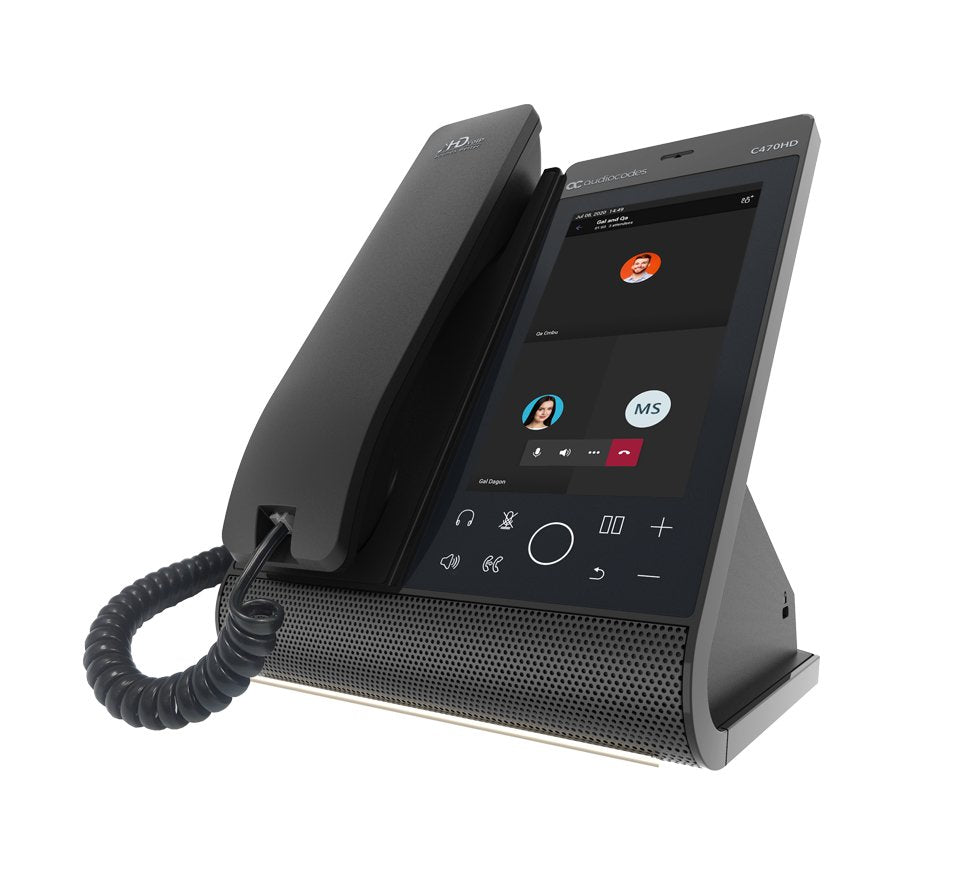 Audiocodes Teams C470hd Total Touch Ip-Phone Poe Gbe With Integrated Bt And Dual Band Wifi