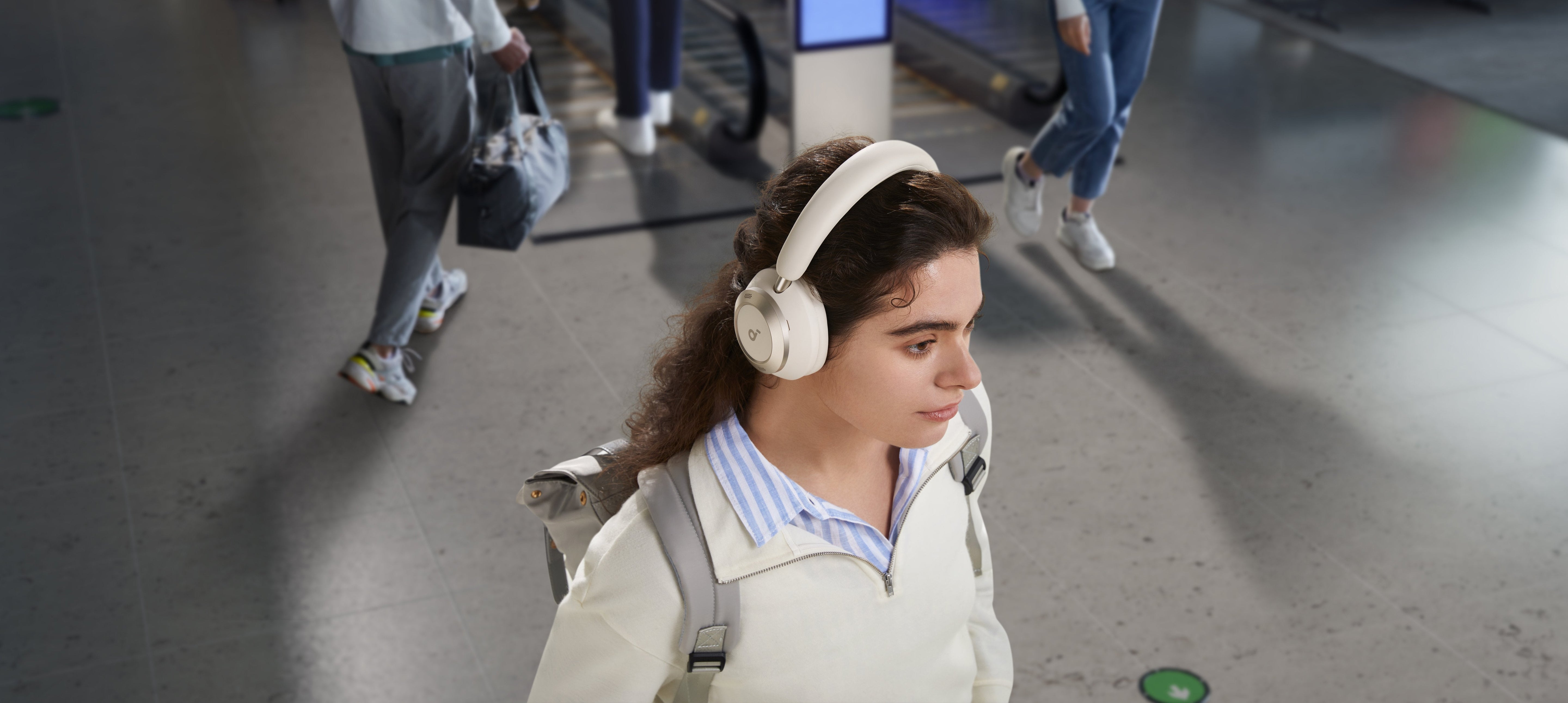 EAN 0194644186838 - Soundcore Space One Pro Auriculares Inalámbrico Diadema Llamadas/Música Bluetooth Blanco imagen 12