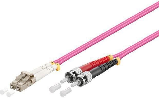 Fiber Patch Cable -  Lc/Upc-St/Upc 10m Om4 Mm