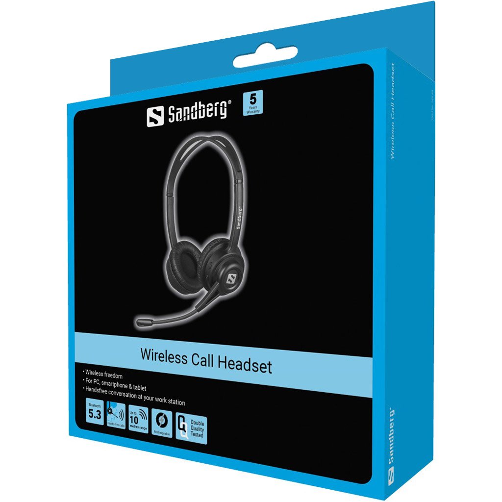 EAN 5705730126437 - Sandberg 126-43 auricular y casco Auriculares Inalámbrico Diadema Música/uso diario Bluetooth Negro imagen 5
