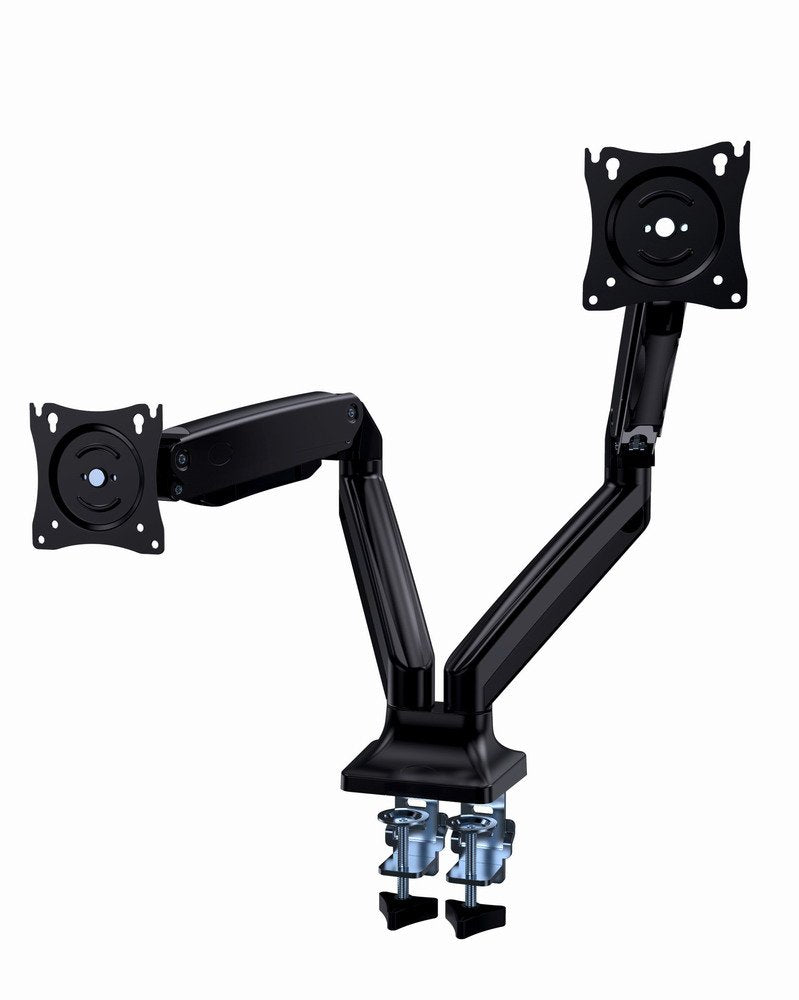 Soporte De  Escritorio Gembird Ma-Da2-03 Con Brazo De Montaje Para 2 Pantallas, 17-35, Hasta 10 Kg