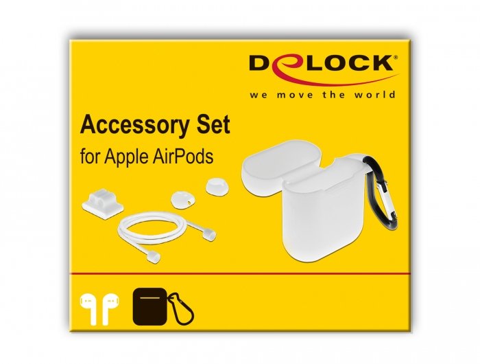 Delock Apple Airpods Set De Accesorios Blanco