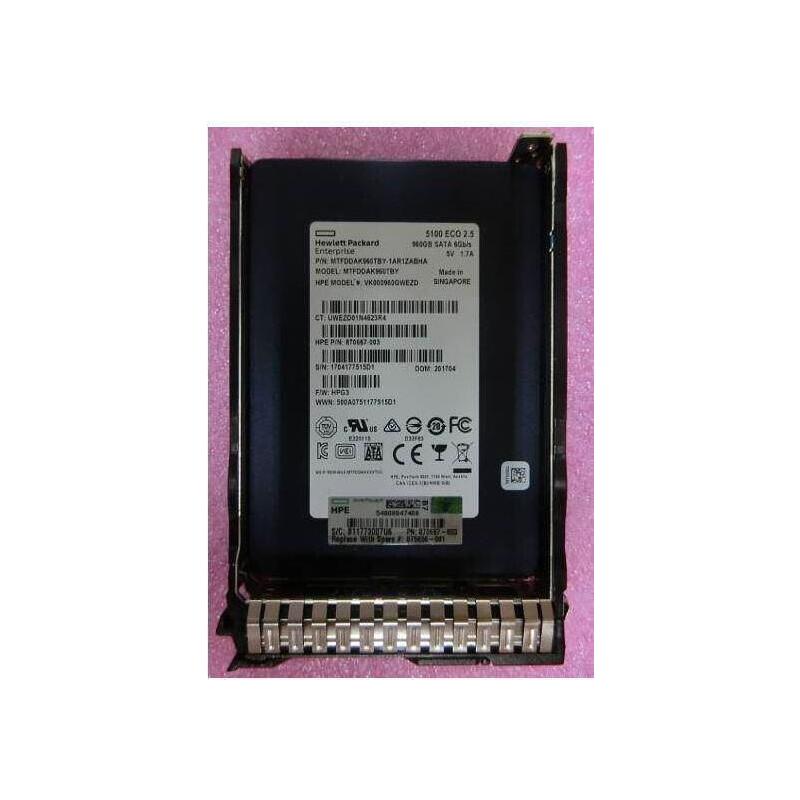 960gb Sata 6g Sff Ri Ds Ssd - Warranty: 36m