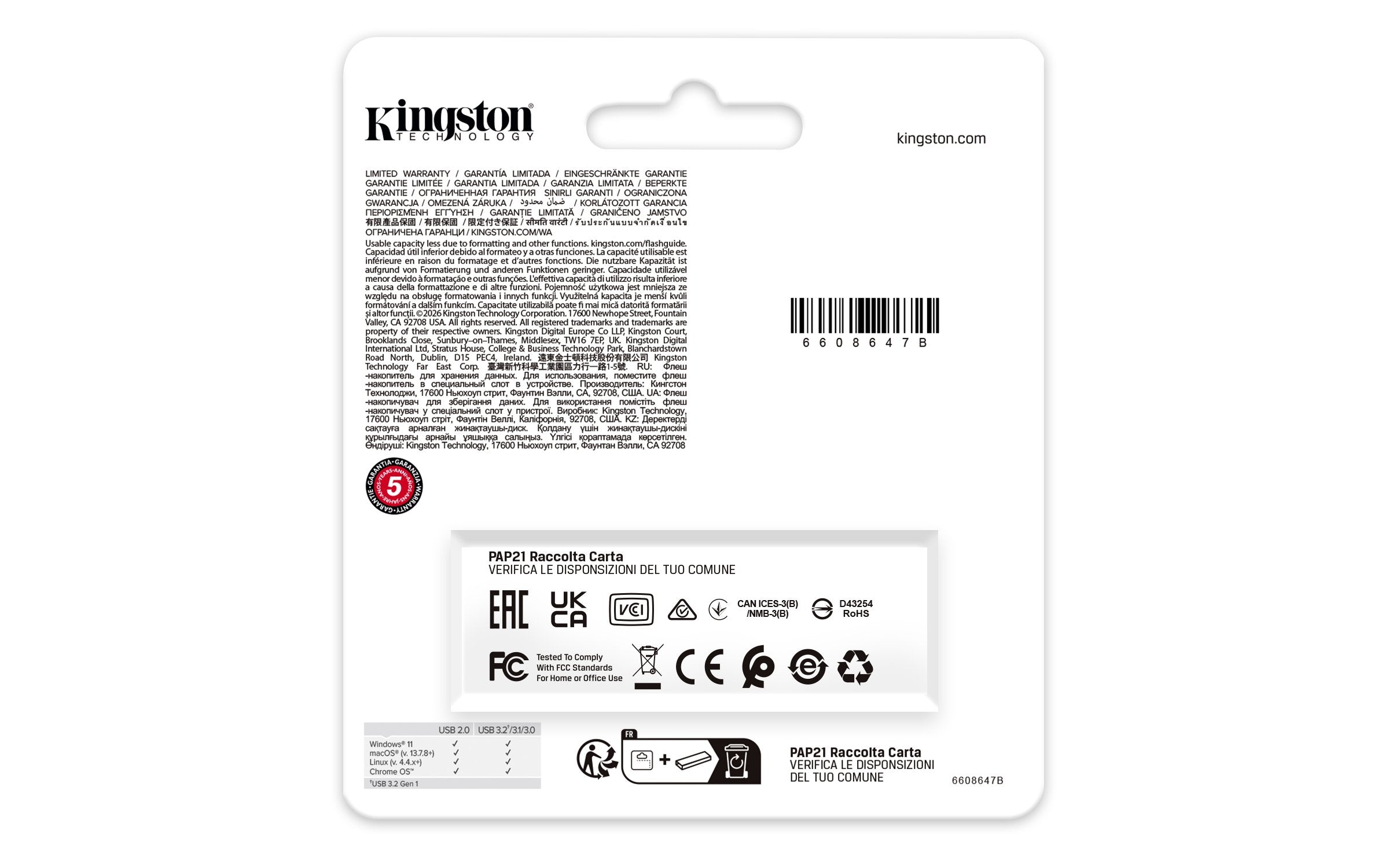 Pendrive 128gb Kingston Datatraveler Exodia Gen2 Usb 3.2