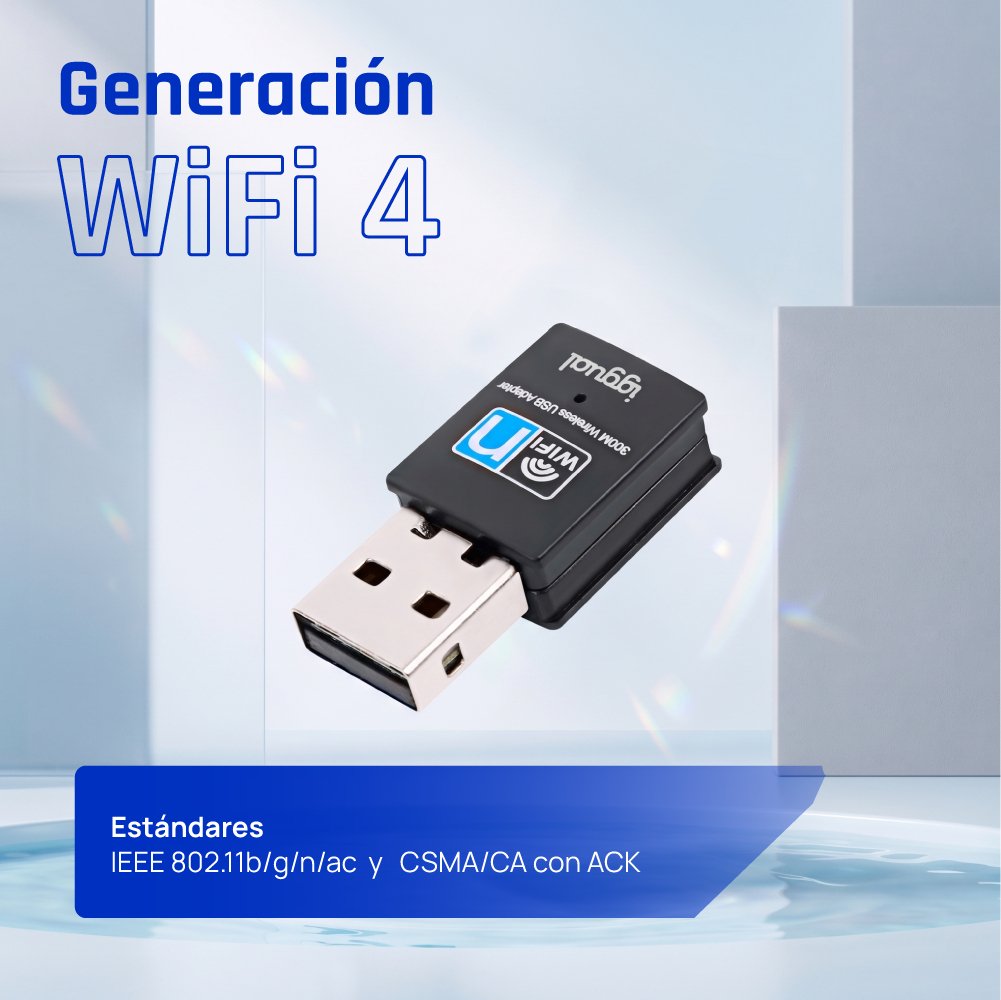 EAN 8435364320488 - iggual IGG320488 adaptador y tarjeta de red WLAN 300 Mbit/s imagen 6