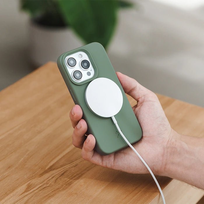 Woodcessories Bio Funda Magsafe  Iphone 15 Pro Max Midnight Green