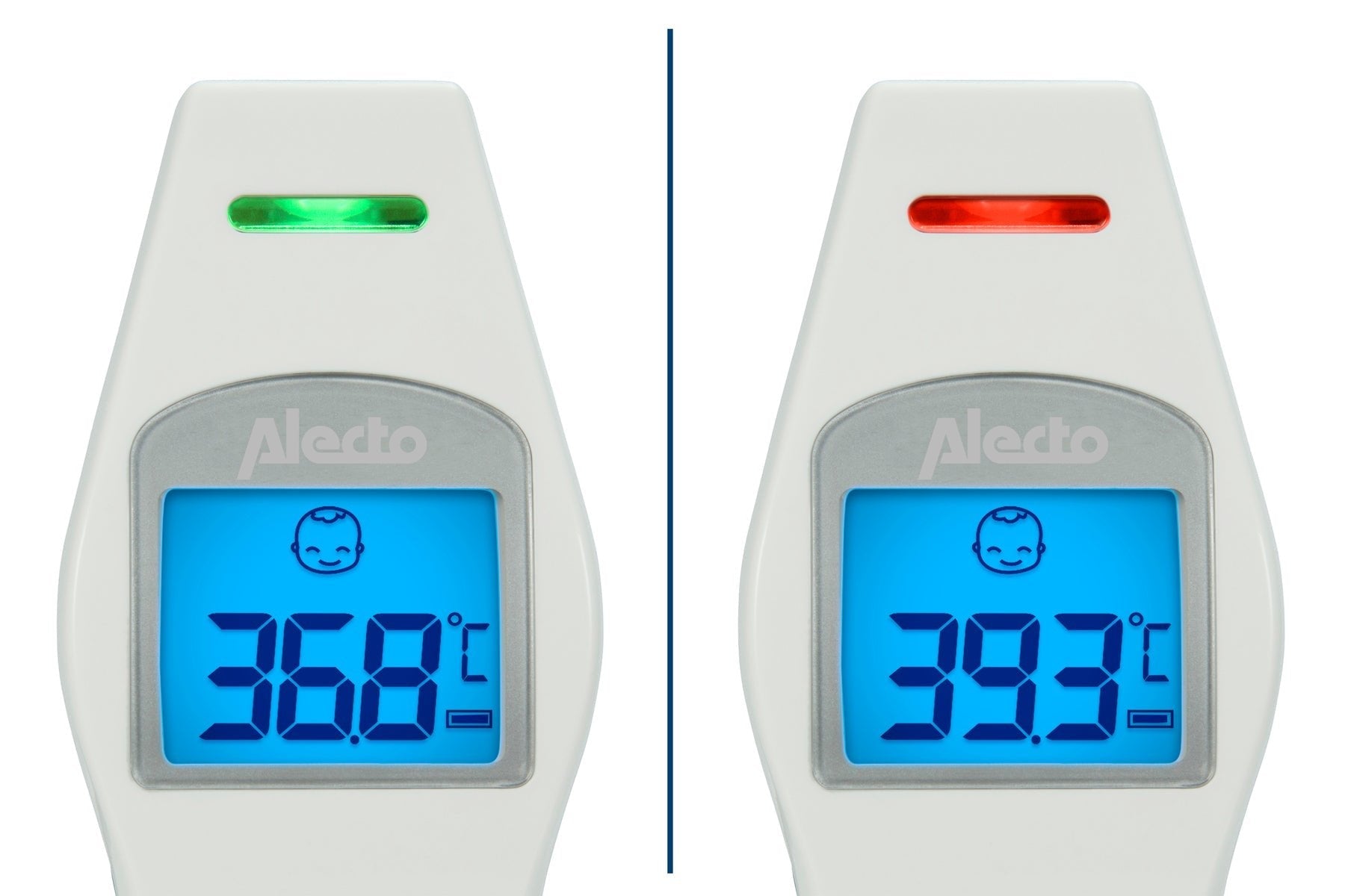 EAN 8712412579488 - Alecto BC-37 termómetro digital Termómetro con sensor remoto Blanco Frente Botones imagen 3