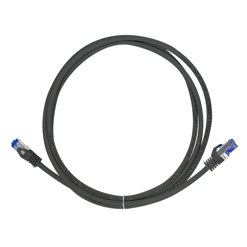 Logilink Cable De Red Ultraflex, Cat.6a, S Ftp, Negro, 0,5 M