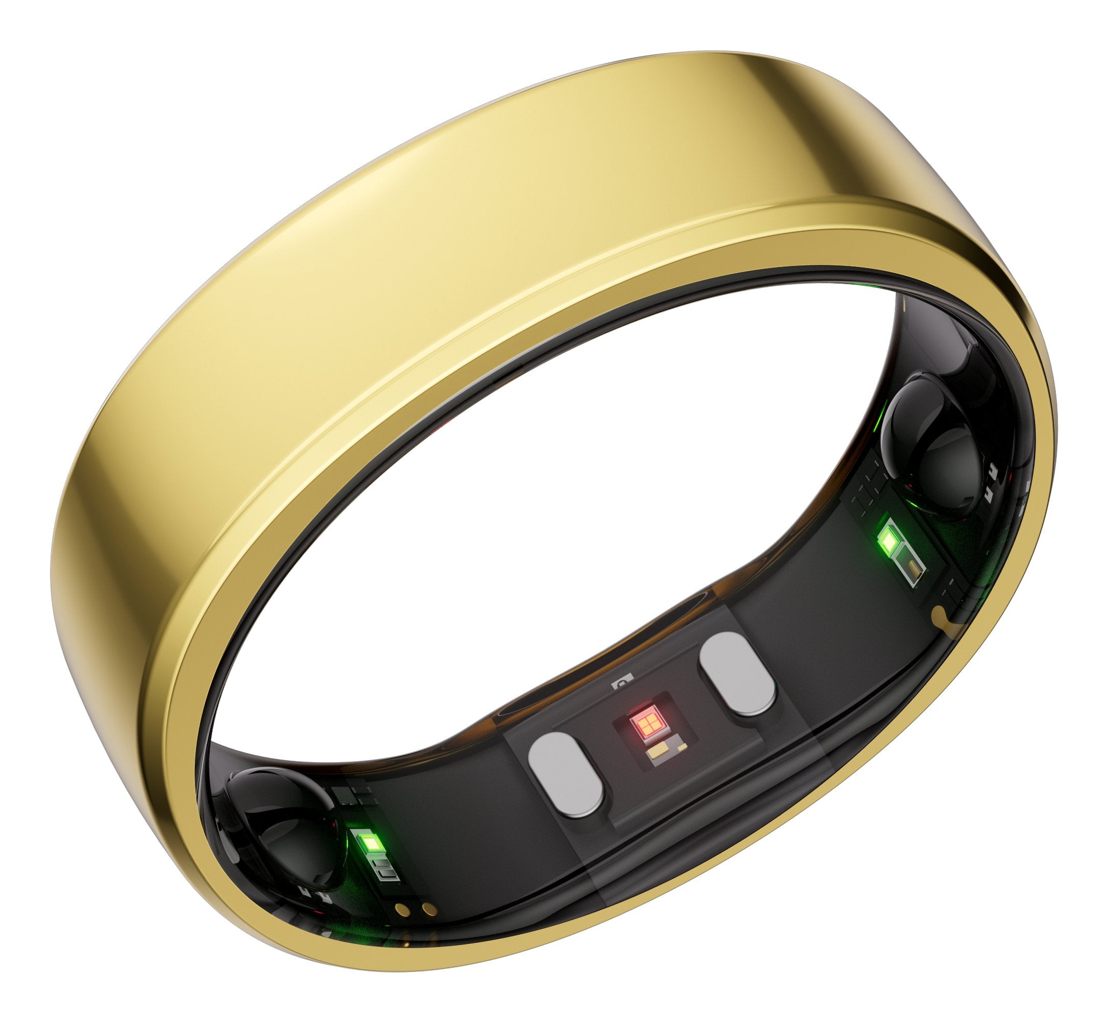 Anillo Inteligente Ringconn Gen2 Para Mujeres Y Hombres - Portátil Para Seguimiento Del Sueño Y La Actividad Física - Frecuencia Cardíaca - Color Oro King, Talla 10