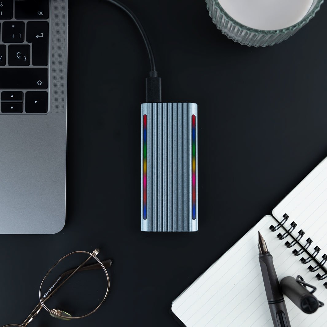 Tooq Shinobi Carcasa Externa Ssd M.2 Ngff/Nvme Usb-A 3.1 Gen2 Rgb