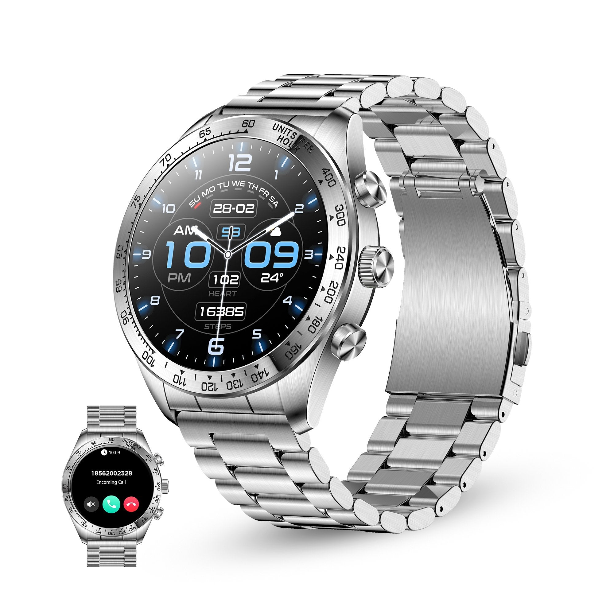 Ksix Elite Plateado Smartwatch 1.43"