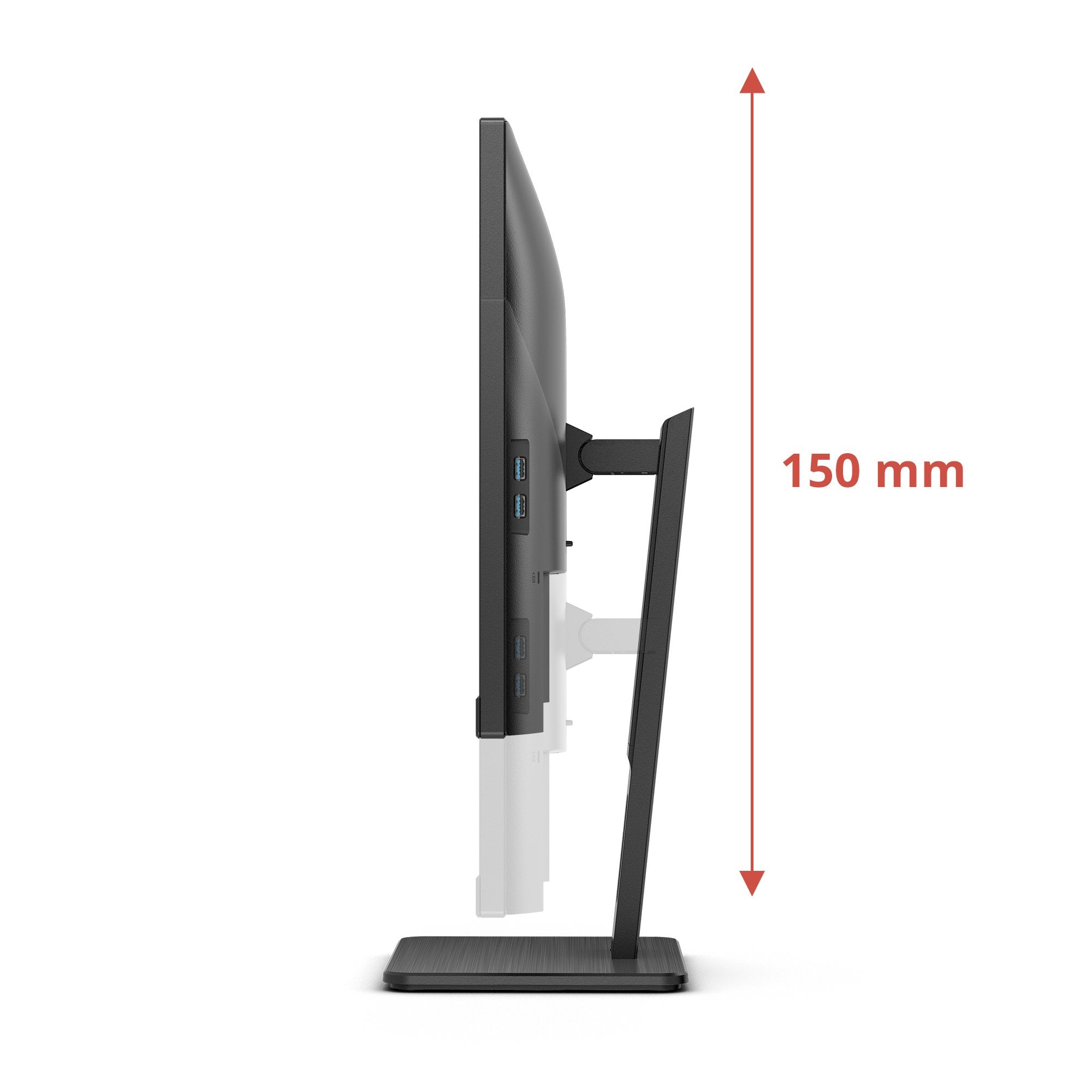 Monitor Aoc  27" U27e3uf 16:09 2xhdmi+Dp+Usb 4k Lift Negro