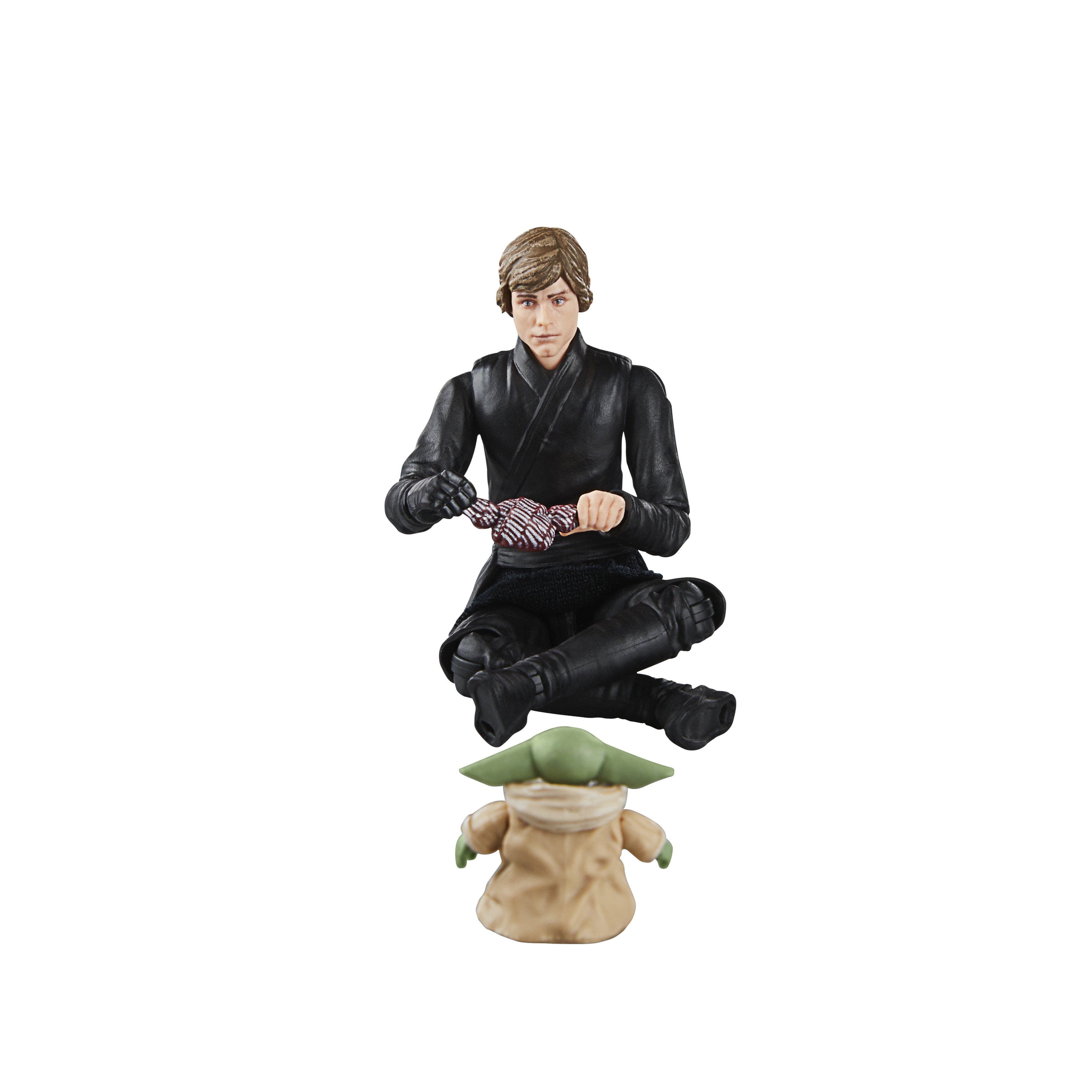 Figuras Luke Skywalker & Grogu El Libro De Boba Fett Star Wars 9,5cm