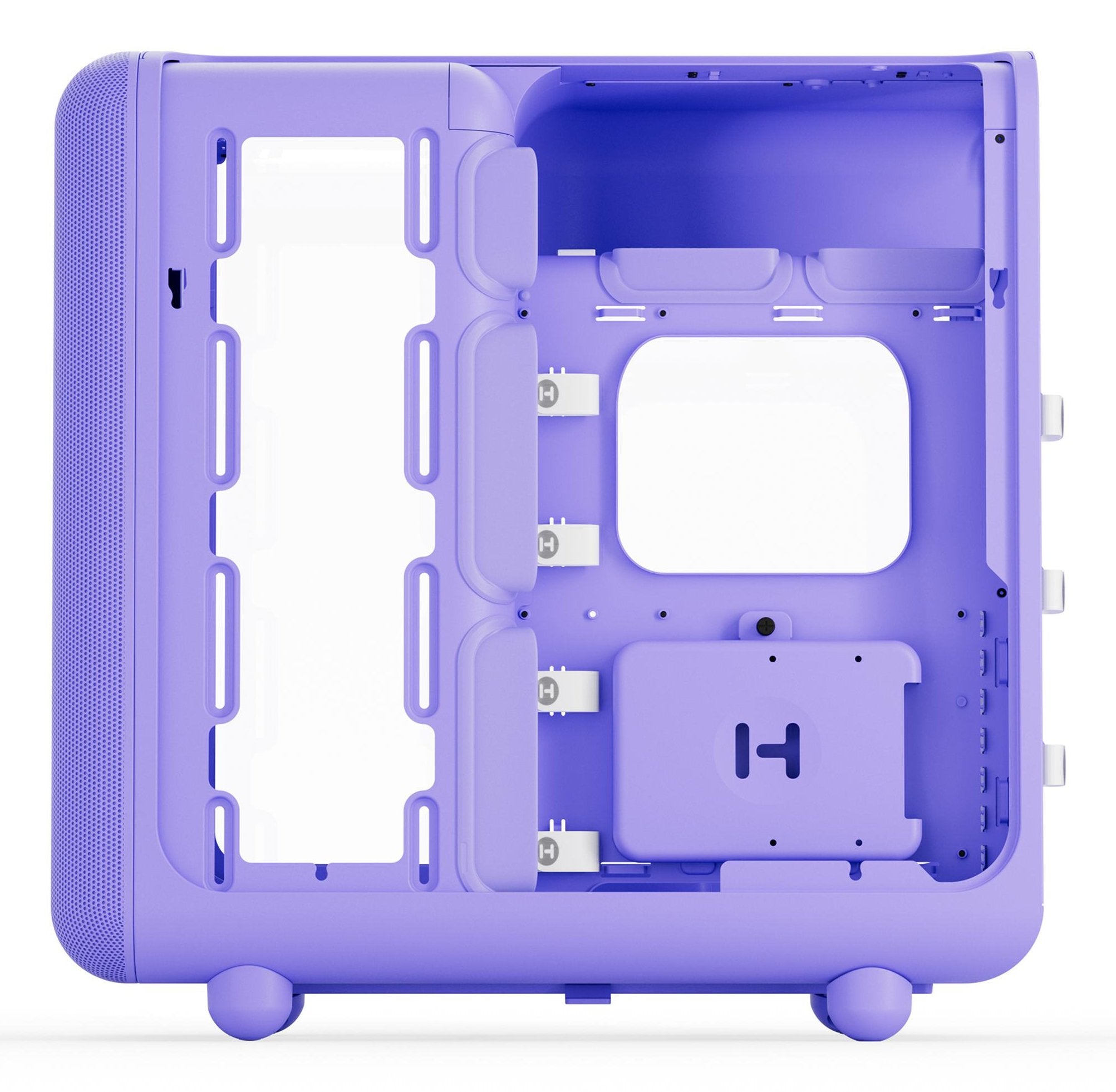 Hyte X50, Caja Torre Violeta, Vidrio Templado Cs-Hyte-X50g-Tm
