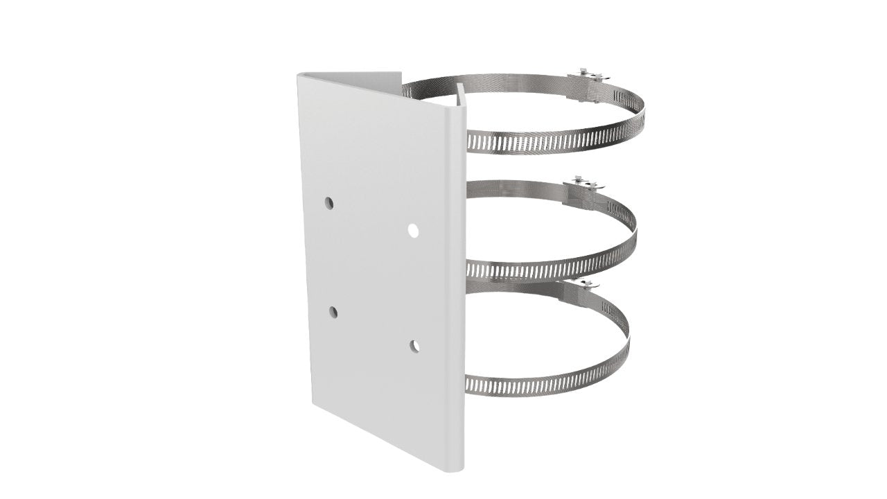 Soporte De Montaje En Poste Horizontal Para Cámaras Domo Ptz Y Panovu Hikvision