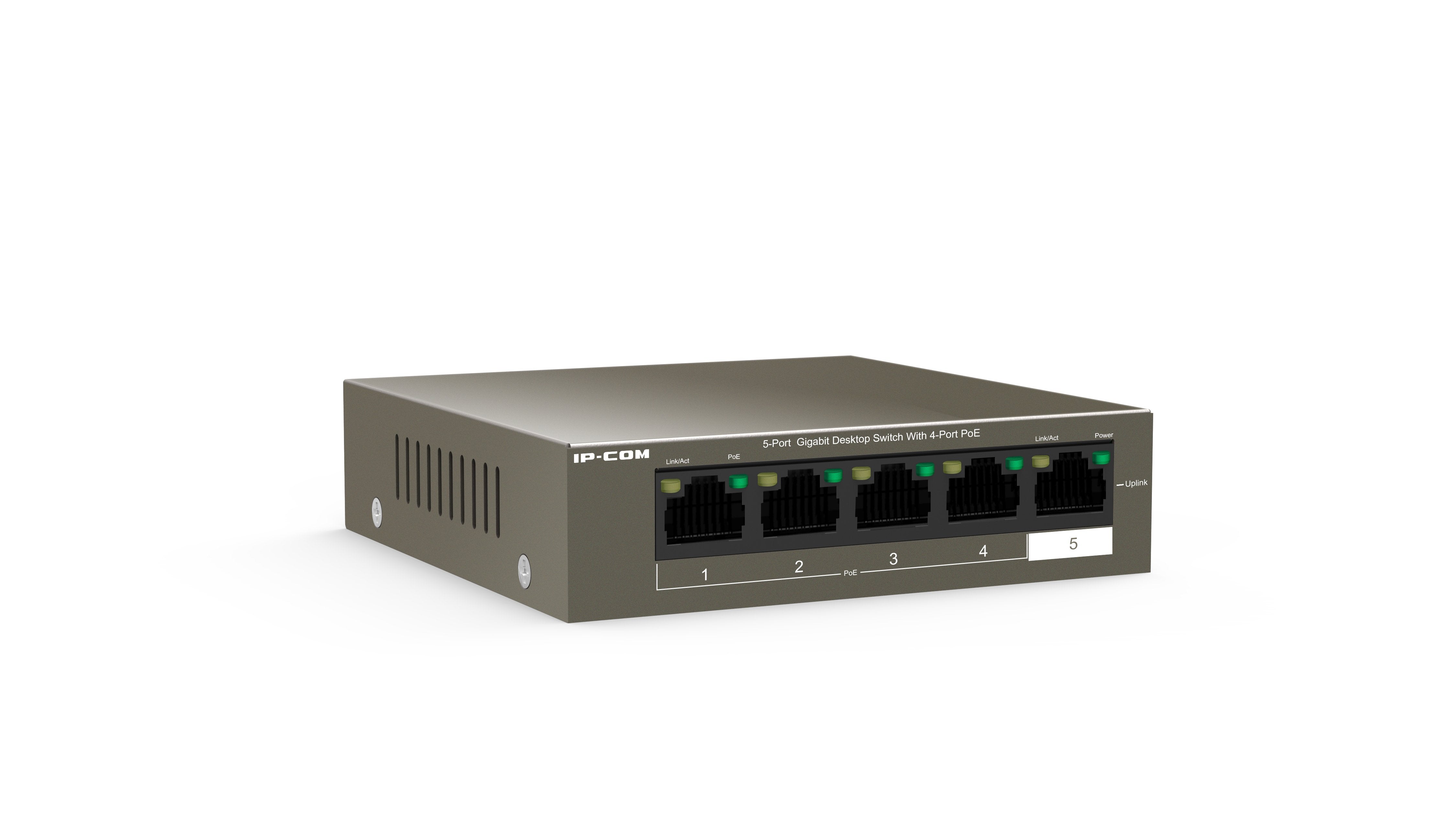 Switch Ip-Com 5p Gigabit G1105p Poe G1105p-4-63w