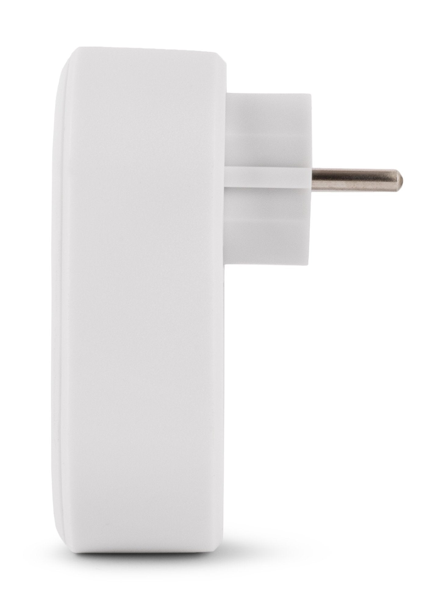 Entac Meckdosenadaptador + 2x Usb-A Blanco