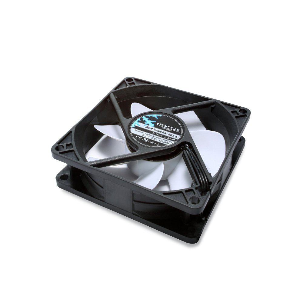 EAN 7350041083405 - Fractal Design Silent Series R3 80 mm Carcasa del ordenador Ventilador 8 cm Negro, Blanco imagen 3
