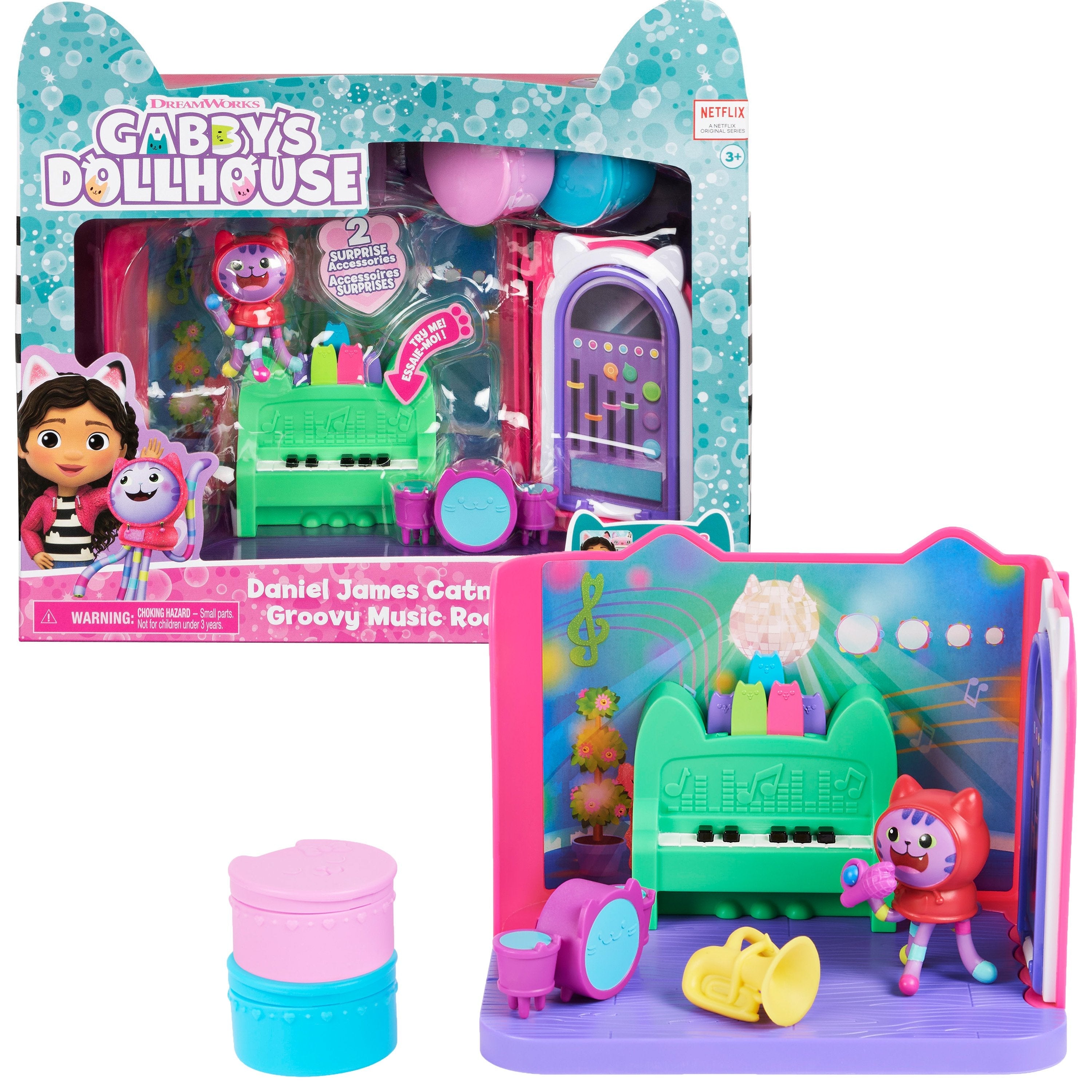 Habitación Deluxe Spin Master Gabby'S Dollhouse - Sala De Música Groovy, Telón De Fondo 6065830