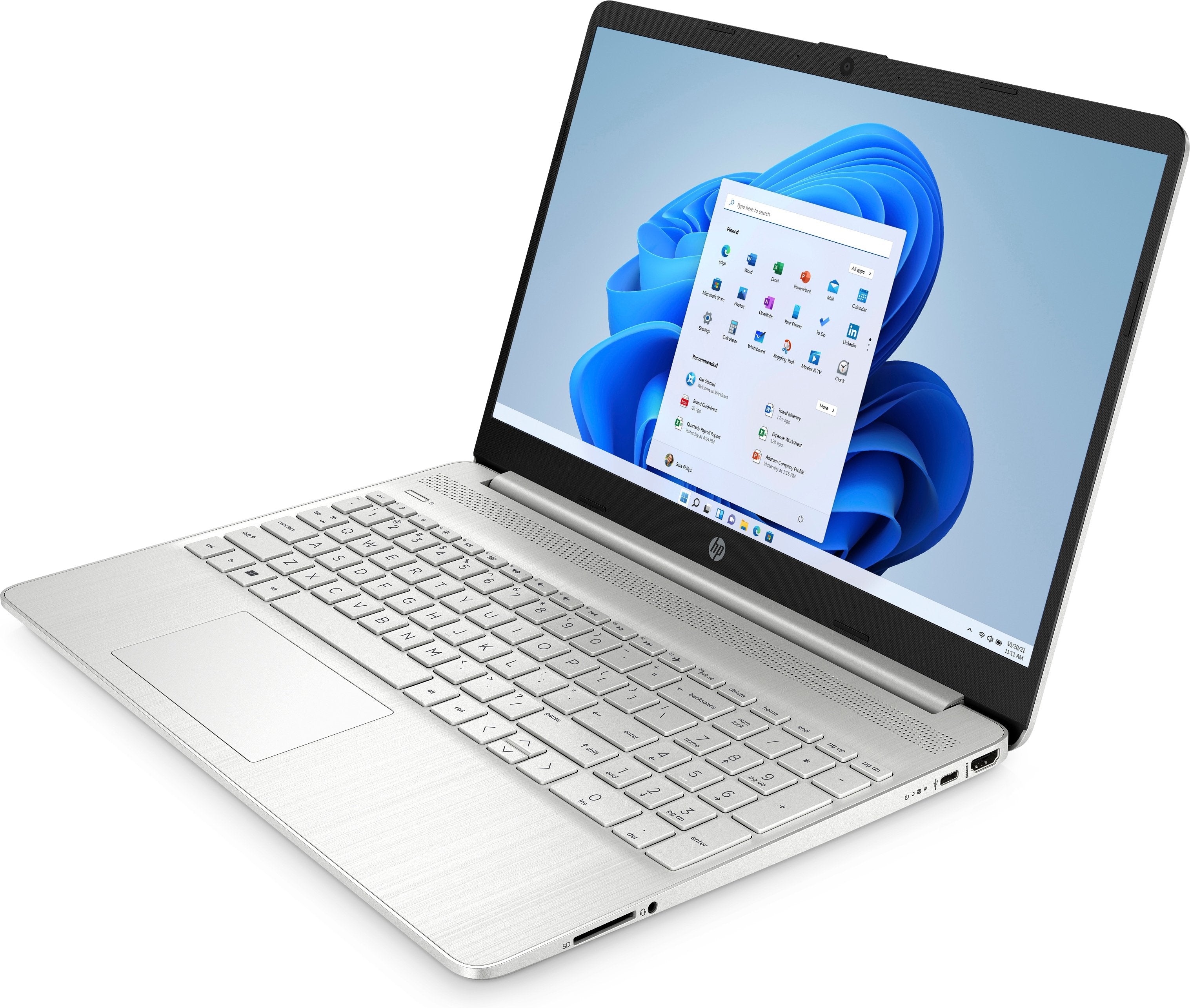 Portátil Hp 15s-Eq2155ns Ryzen 7 5700u 16gb 512gb Ssd 15.6' Win11