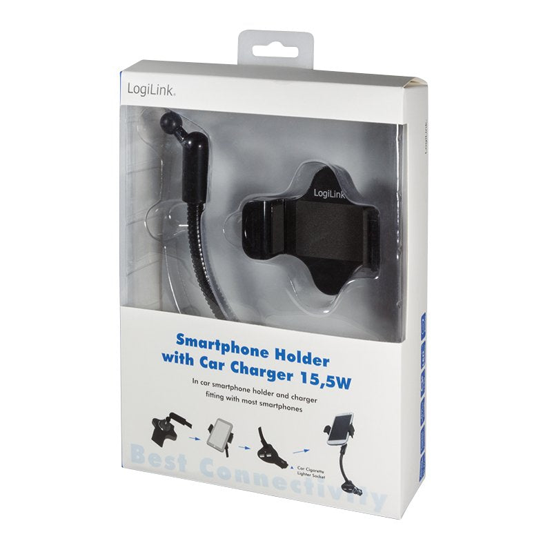 EAN 4052792037456 - LogiLink PA0121 soporte Soporte activo para teléfono móvil Teléfono móvil/smartphone Negro imagen 8