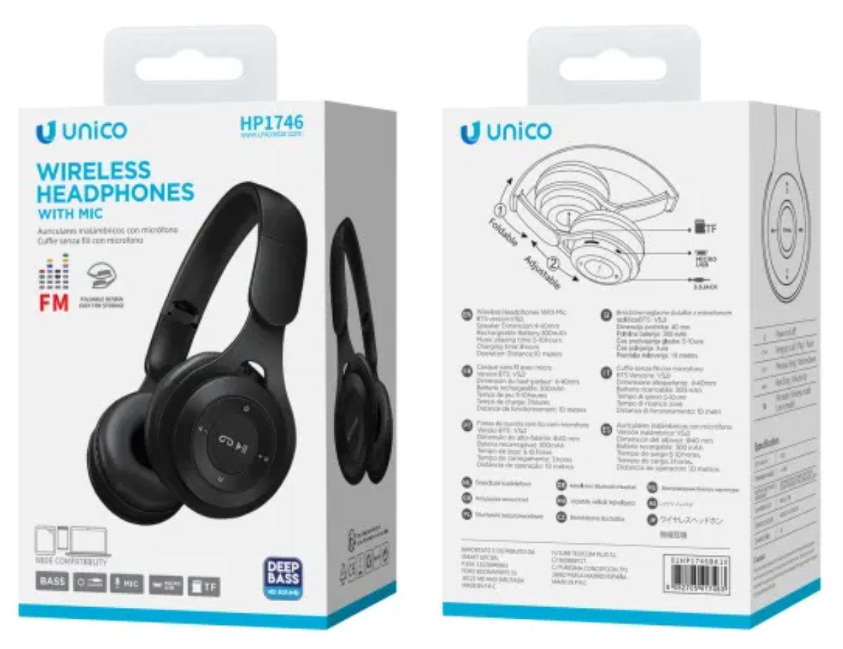 Auriculares Uni Diadema Bluetooth