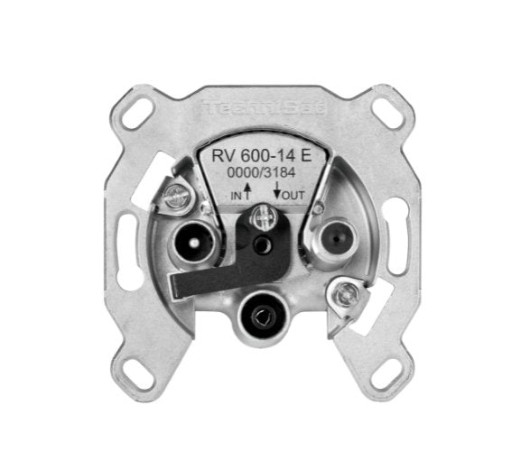 Toma De Antena Technisat Technipro Rv 600-14e, Toma De Conexión Plateada 0000/3184
