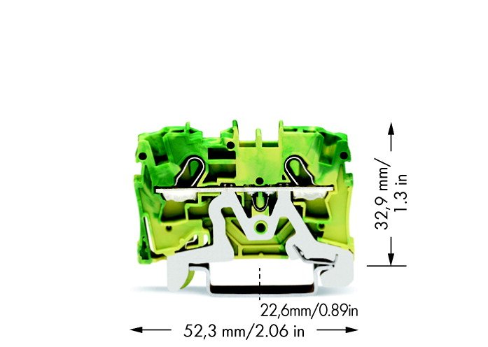 Wago 2004-1207 2-Leiter-Schutzleiterk- Lemme,4 Mm