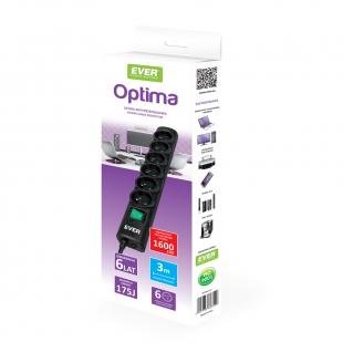 EAN 5907683603540 - Ever Optima 3m Negro 6 salidas AC 250 V imagen 2