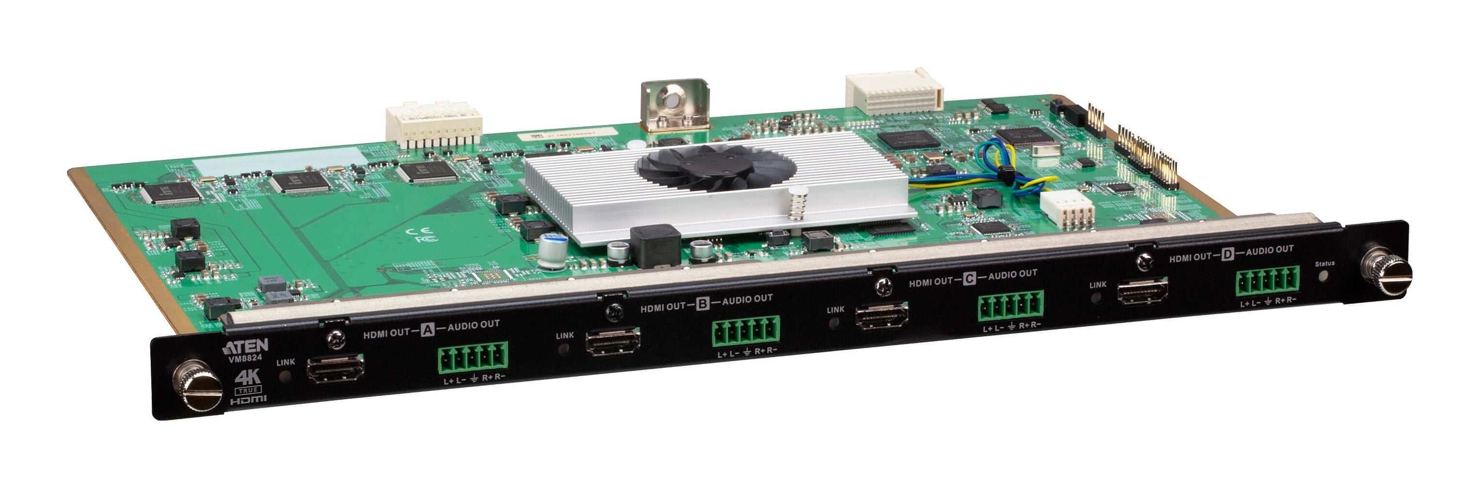 Tarjeta De Salida Hdmi True 4k De 4 Puertos Con Escalador