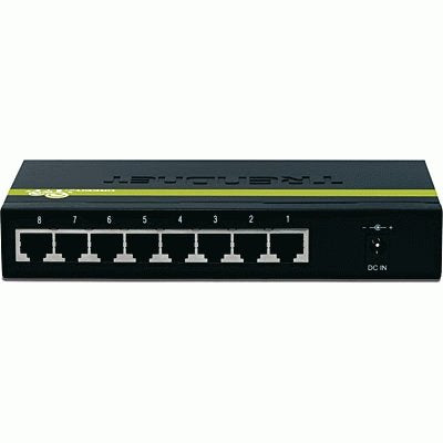 Trendnet Switch 8-Port Gigabit Greennet /W Metal Case Teg-S80g