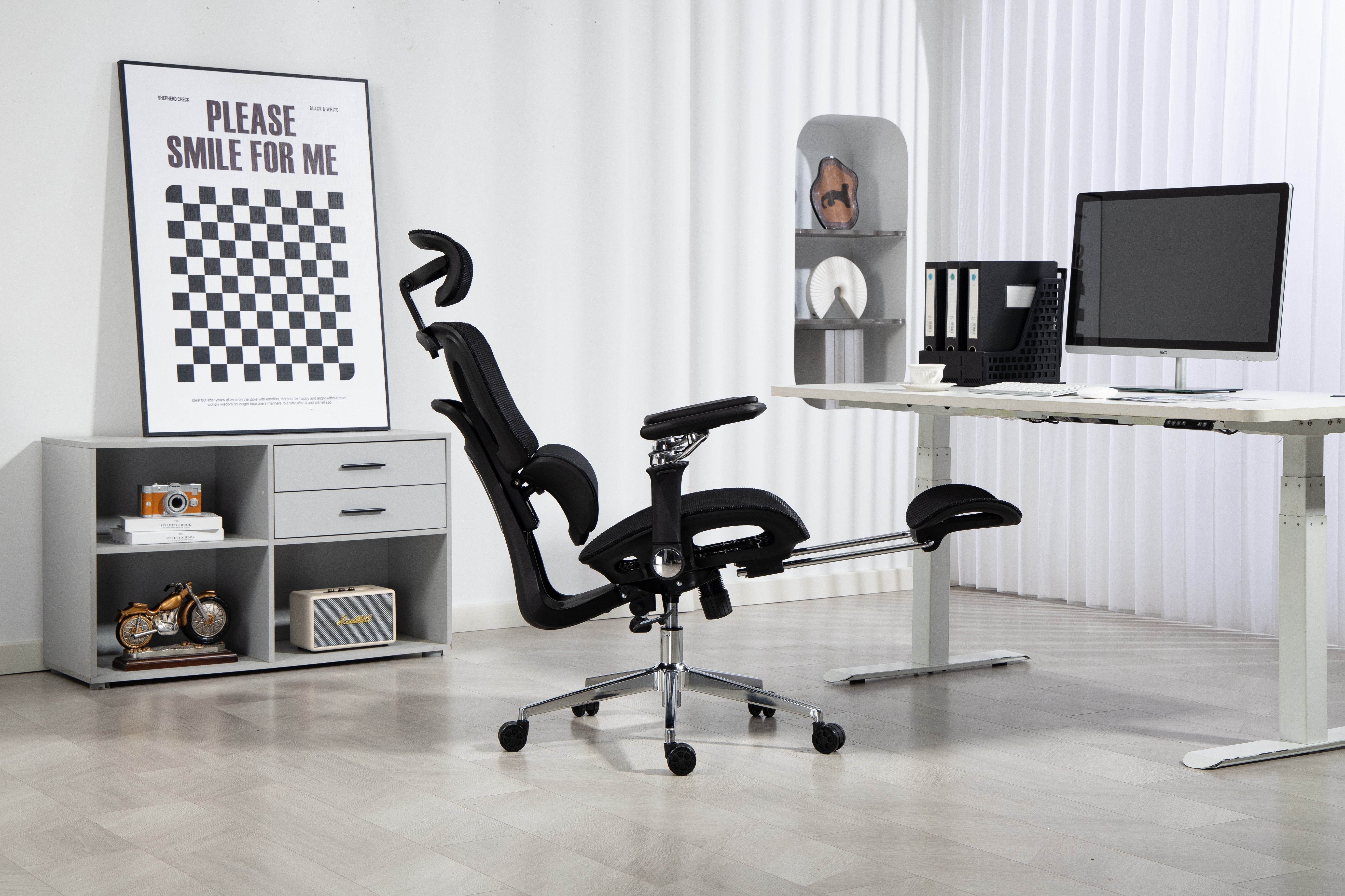EAN 5901443391562 - Activejet YK848 BK silla de oficina y de ordenador Asiento de malla Respaldo de malla imagen 45