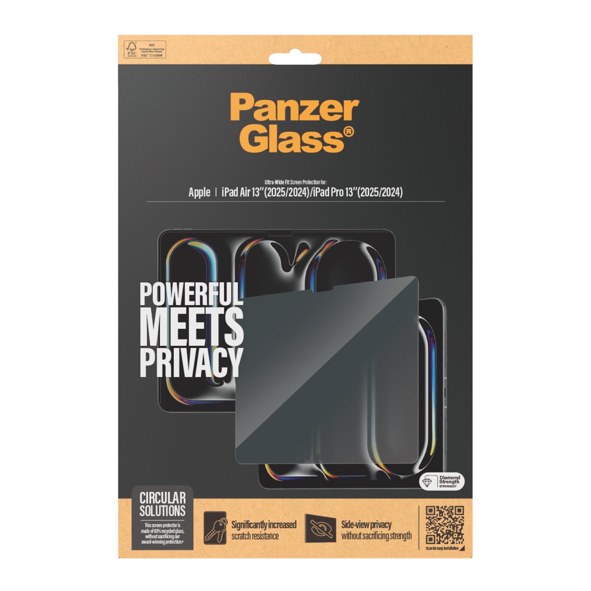 EAN 5715685012129 - PanzerGlass ® 2-Way Privacy Screen Protector iPad Air 13'' (2024-2025) | iPad Pro 13'' (2024-2025) | Ultr imagen 3