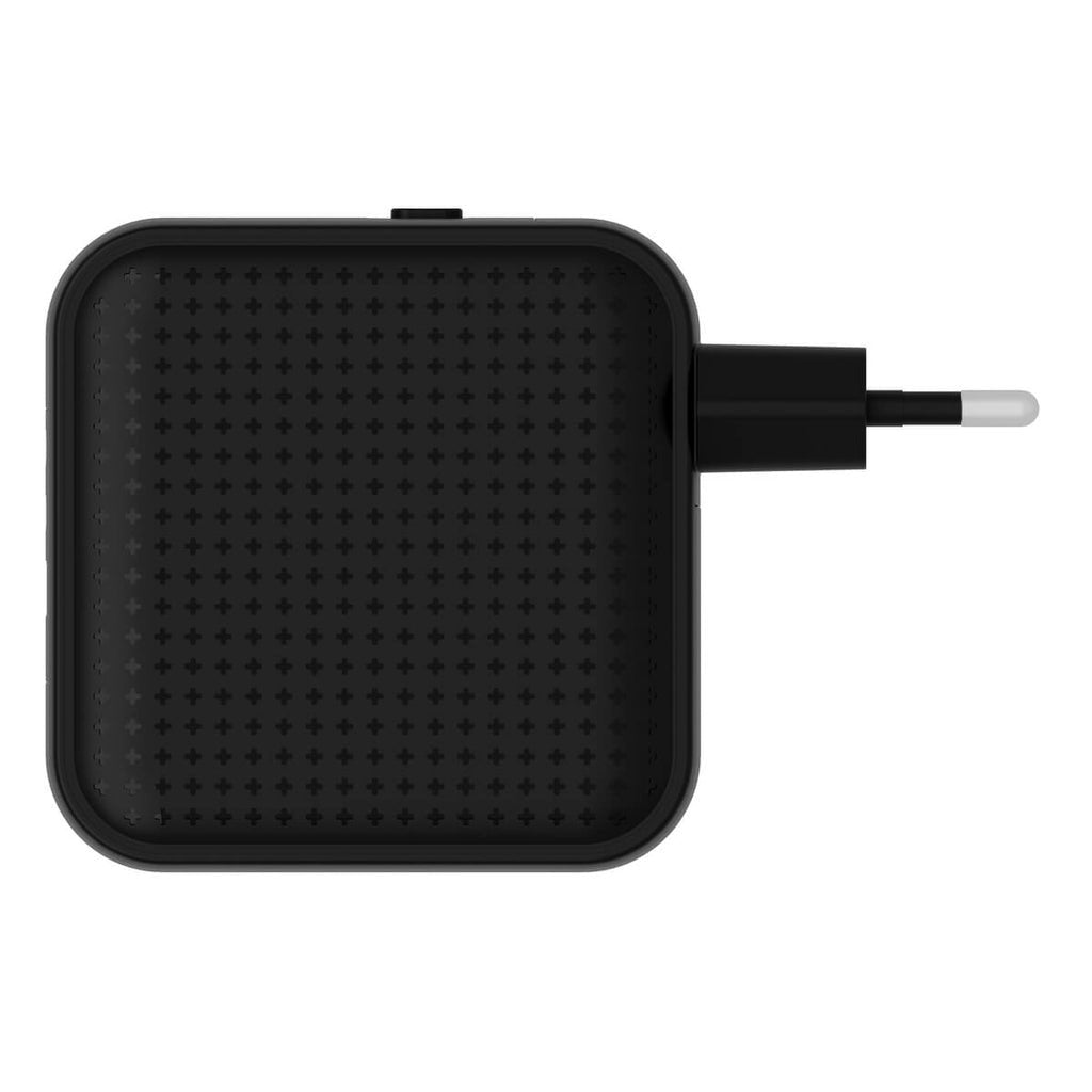 Catgador Targus Hyperjuice Gan 70 Vatios Power Delivery 3.0 + Pps Quick Charge 3.0 3 Conectores De Salida (2 Usb-C Usb) Negro