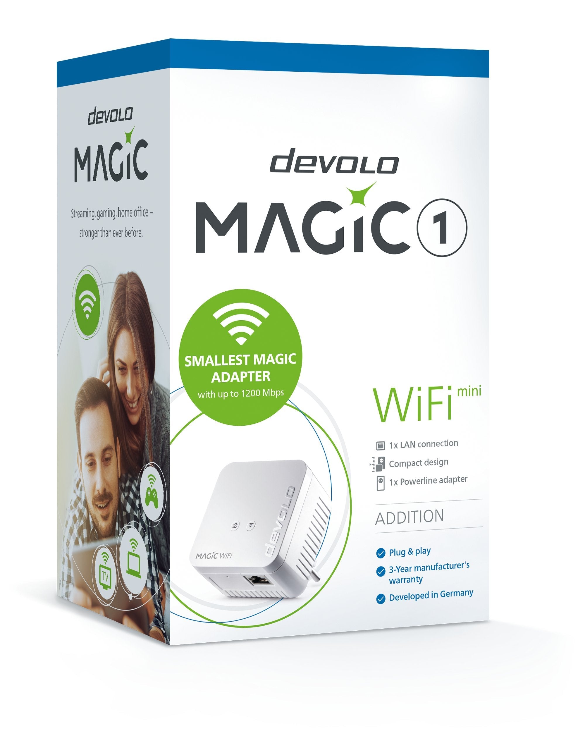 Devolo Magic 1 Wifi 2-1-1 Mini, Powerline + Wifi 4250059685598.0