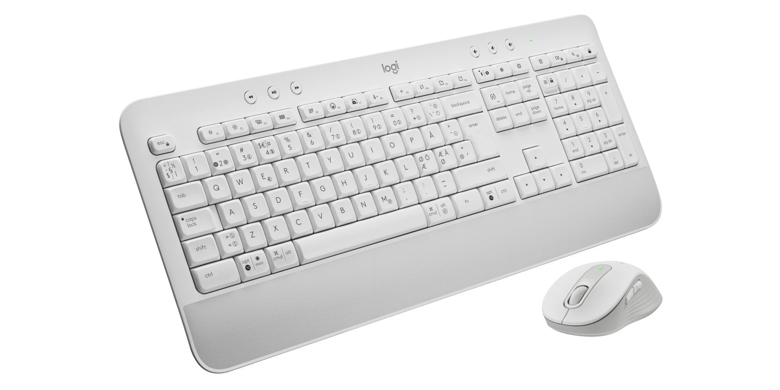 EAN 5099206105485 - Logitech 920-011038 teclado Ratón incluido Oficina Bluetooth QWERTY Nórdico Blanco imagen 3