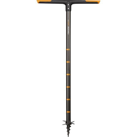 Fiskars Taladro Manual Jardineria Agujeros De Hasta 10 Cm De Ø,