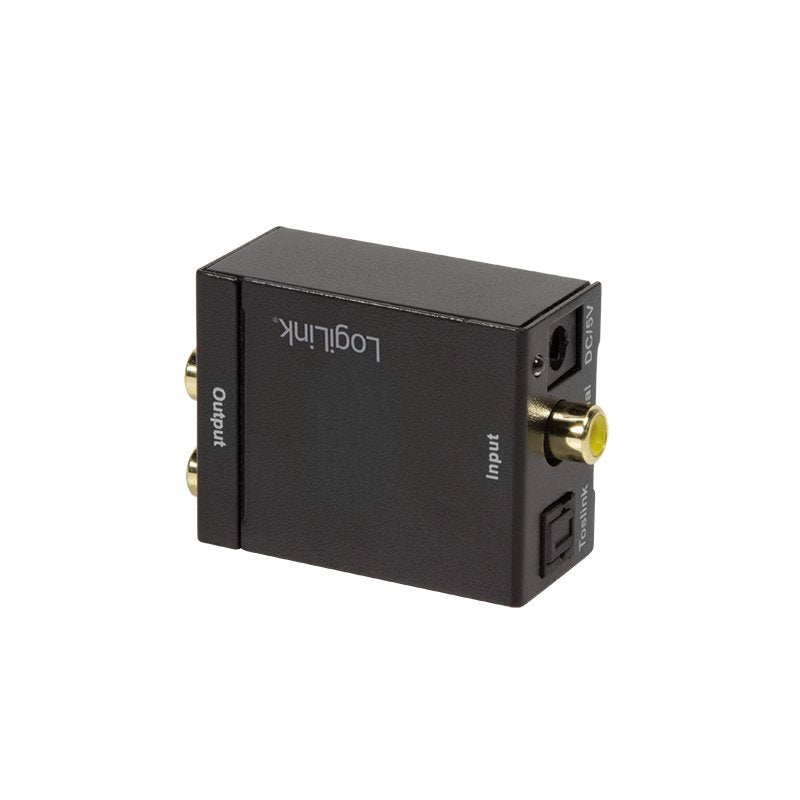 Logilink Convertidor De Audio Digital A Analógico 3.5mm  Spdif Coax