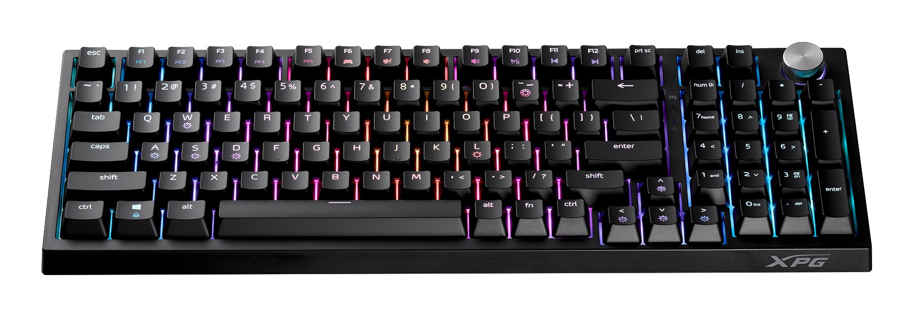 Teclado Español  Gaming Xpg Sorcerer Rgb Usb-C Bk Es