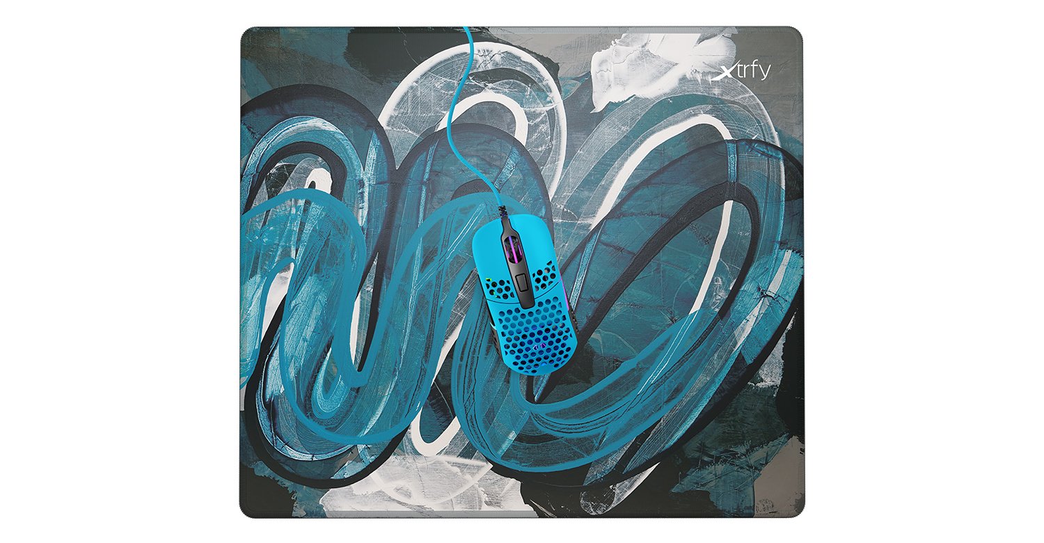 EAN 0842597101131 - CHERRY XTRFY GP4 Alfombrilla de ratón para juegos Negro, Azul, Gris imagen 9