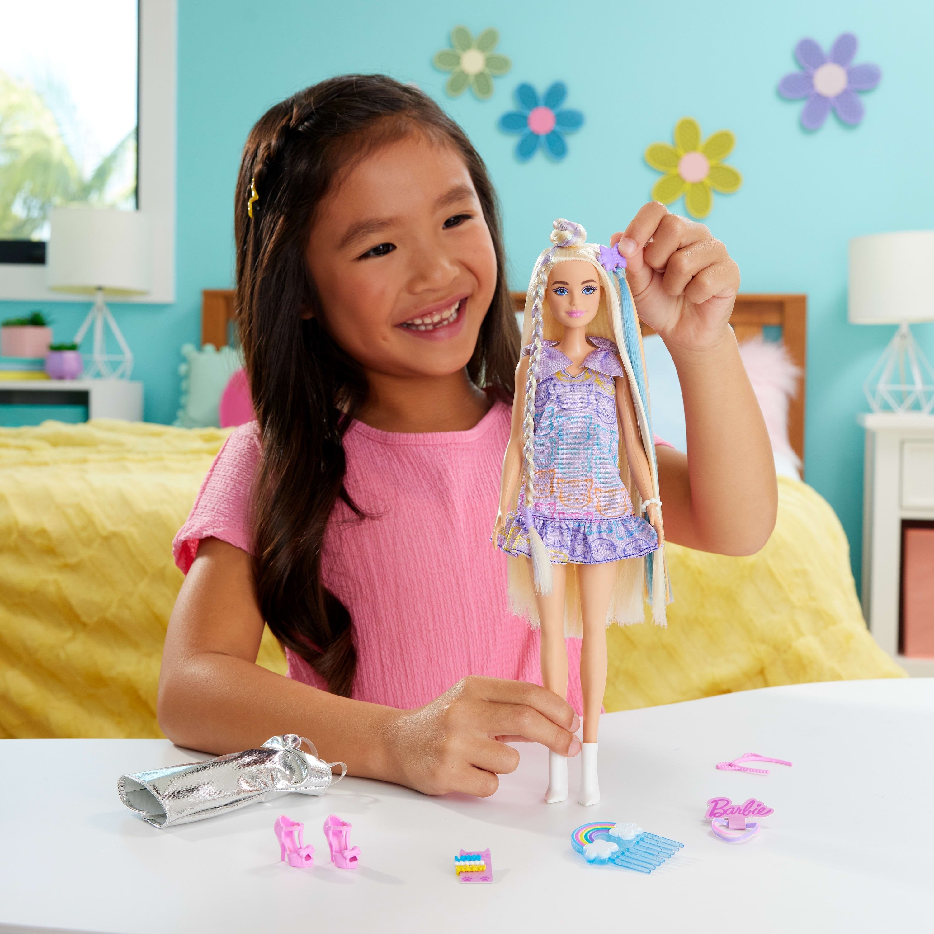 Lalka Barbie Zabawa Wlosami