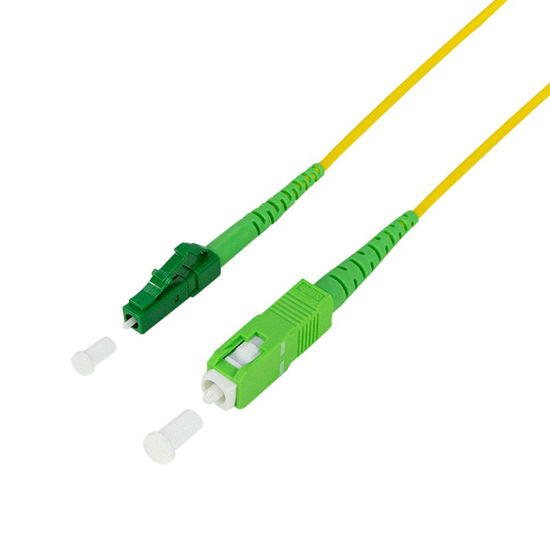 Logilink Fiber Simplex Patch Cord, Os2 Sm G.657.A2, Sc Apc To Lc Apc, 0.5 M